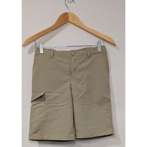Under Armour‎ Youth Khaki Stretch Waist Cargo Shorts Casual Comfort Size YM